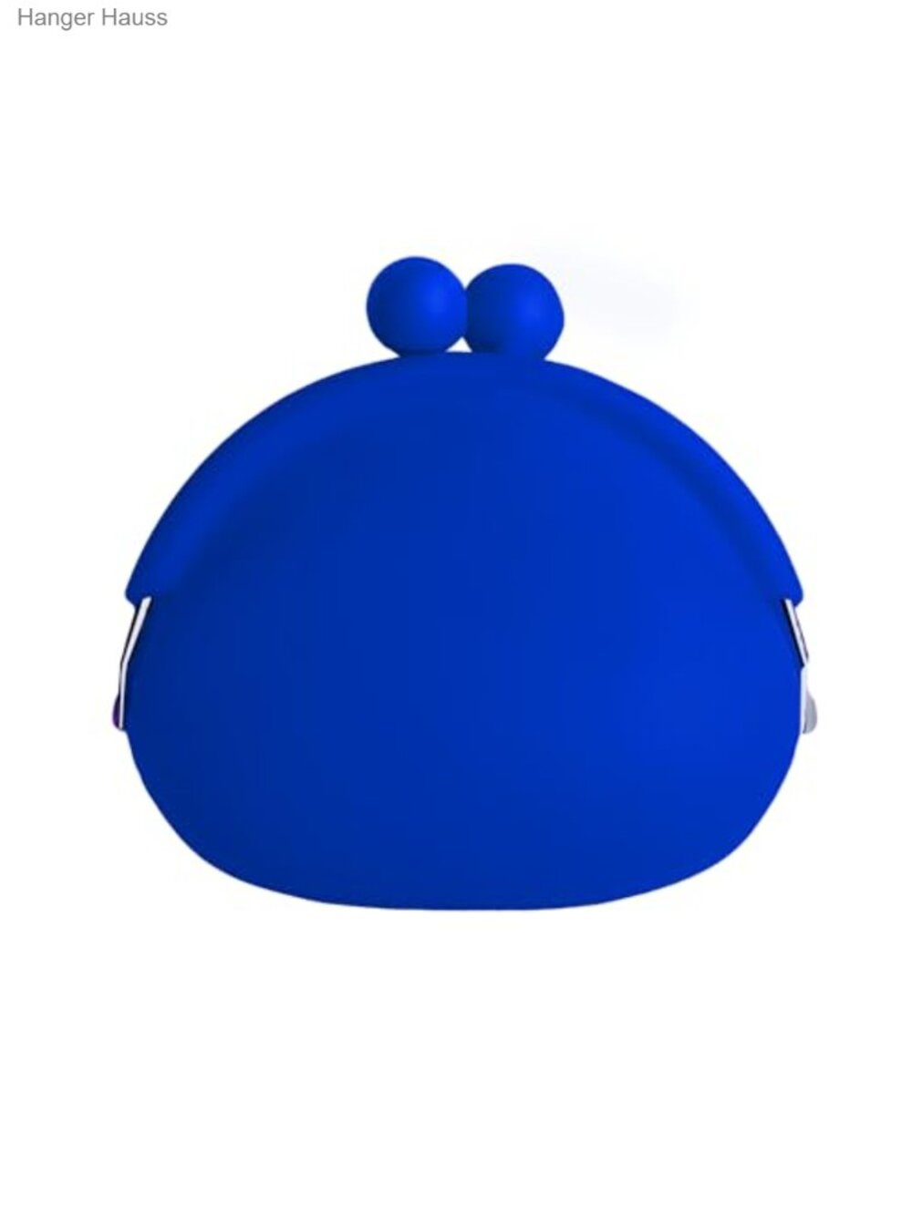 Silicone Kiss Lock Coin Purse with Alloy Steel Closure - Small Pouch for Coins,
